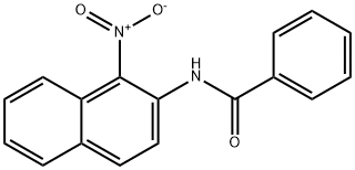 N-(1-nitronaphthalen-2-yl)benzamide 结构式