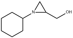 (1-cyclohexylaziridin-2-yl)methanol 结构式