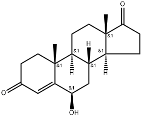 6A-HYDROXY-ANDROST-4-ENE-3,17-DIONE 结构式