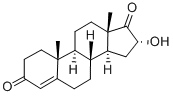 4-ANDROSTEN-16A-OL-3,17-DIONE 结构式