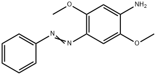 2,5-二甲氧基-4-(苯基偶氮)苯胺 结构式