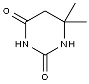 6,6 - 二甲基二氢嘧啶-2,4(1H,3H) - 二酮 结构式