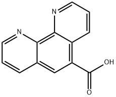 1,10-菲咯林-5-甲酸 结构式