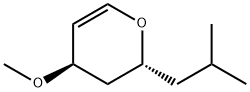 2H-Pyran,3,4-dihydro-4-methoxy-2-(2-methylpropyl)-,(2R,4R)-(9CI) 结构式