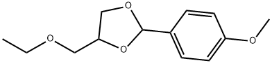 4-(ethoxymethyl)-2-(4-methoxyphenyl)-1,3-dioxolane 结构式