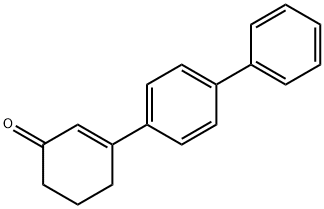 3-(4-phenylphenyl)cyclohex-2-en-1-one 结构式