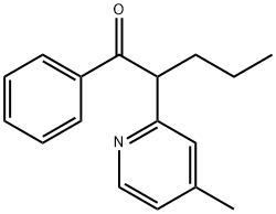2-(4-methylpyridin-2-yl)-1-phenyl-pentan-1-one 结构式
