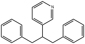 3-(1,3-diphenylpropan-2-yl)pyridine 结构式