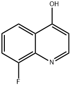 4-羟基-8-氟喹啉 结构式