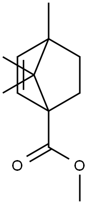 Bicyclo[2.2.1]hept-2-ene-1-carboxylic acid, 4,7,7-trimethyl-, methyl ester (9CI) 结构式