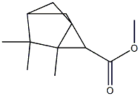 Tricyclo[2.2.1.02,6]heptane-1-carboxylic acid, 2,3,3-trimethyl-, methyl ester (9CI) 结构式