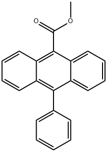 10-Phenylanthracene-9-carboxylic acid, methyl ester 结构式