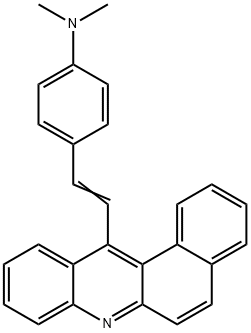 12-[p-(Dimethylamino)styryl]benz[a]acridine 结构式