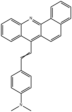 7-[p-(Dimethylamino)styryl]benz[c]acridine 结构式