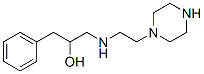 1-phenyl-3-(2-piperazin-1-ylethylamino)propan-2-ol 结构式