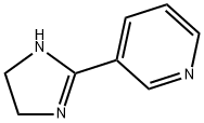 3-(4,5-二氢-1H-咪唑基-2-基)吡啶 结构式