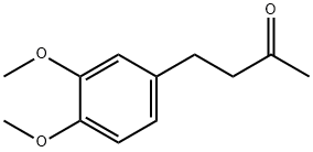 4-(3,4-dimethoxyphenyl)butan-2-one 结构式