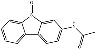3-Acetylaminodibenzothiophene 5-oxide 结构式