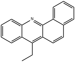 7-Ethylbenz[c]acridine 结构式