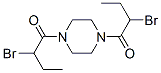2-bromo-1-[4-(2-bromobutanoyl)piperazin-1-yl]butan-1-one 结构式
