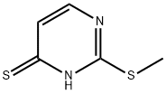 2-methylsulfanyl-3H-pyrimidine-4-thione 结构式