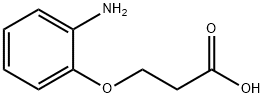 3-(2-氨基苯氧基)丙酸  结构式