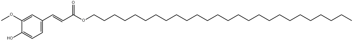 (E)-阿魏酸二十六烷基酯 结构式