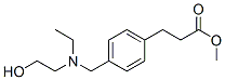 methyl 3-[4-[(ethyl-(2-hydroxyethyl)amino)methyl]phenyl]propanoate 结构式