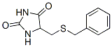 5-(benzylsulfanylmethyl)imidazolidine-2,4-dione 结构式