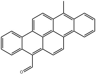 14-Methyldibenzo[b,def]chrysene-7-carbaldehyde 结构式