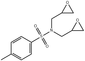 N,N-二(环氧乙烷甲基)对甲苯磺酰胺 结构式