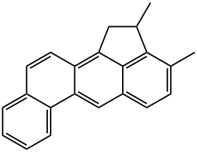 2,3-DIMETHYLCHOLANTHRENE 结构式