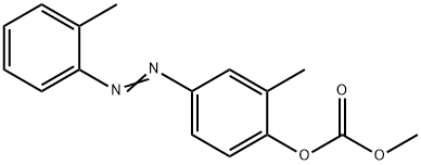 Carbonic acid methyl 4-(2-methylphenylazo)-2-methylphenyl ester 结构式