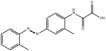 N-[2-Methyl-4-(2-methylphenylazo)phenyl]oxamidic acid 结构式