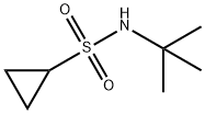 N-(1,1-二甲基乙基)-环丙烷磺胺 结构式
