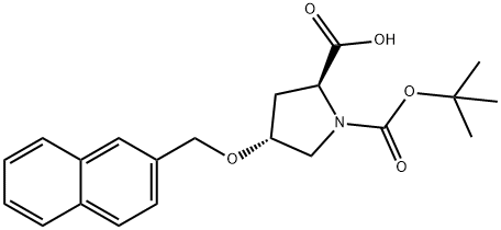 (2S,4R)-1-(tert-Butoxycarbonyl)-4-(naphthalen-2-ylmethoxy)pyrrolidine-2-carboxylicacid