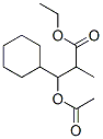 ethyl 3-acetyloxy-3-cyclohexyl-2-methyl-propanoate 结构式