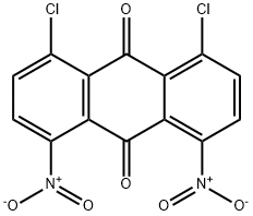 1,8-dichloro-4,5-dinitroanthraquinone 结构式