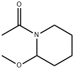 Piperidine, 1-acetyl-2-methoxy- (9CI) 结构式