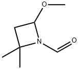 1-Azetidinecarboxaldehyde, 4-methoxy-2,2-dimethyl- (9CI) 结构式