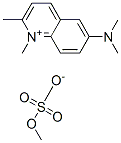 6-(dimethylamino)-1,2-dimethylquinolinium methyl sulphate 结构式