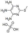 2-methylsulfanylpyrimidine-4,5,6-triamine, sulfuric acid 结构式