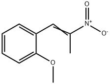 (E)-1-甲氧基-2-(2-硝基-1-丙烯基)苯 结构式