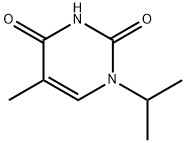 5-methyl-1-propan-2-yl-pyrimidine-2,4-dione 结构式