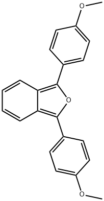 1,3-bis(4-methoxyphenyl)isobenzofuran 结构式