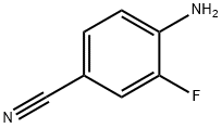 3-氟-4-氨基苯腈 结构式