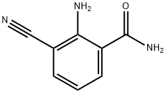 Benzamide, 2-amino-3-cyano- (9CI) 结构式