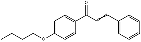 (E)-1-(4-butoxyphenyl)-3-phenyl-prop-2-en-1-one 结构式