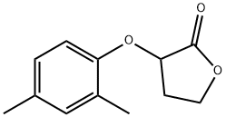 3-(2,4-dimethylphenoxy)oxolan-2-one 结构式