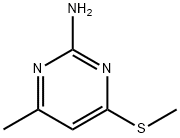 4-methyl-6-methylsulfanyl-pyrimidin-2-amine 结构式